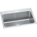 Product Image of Lustertone Classic Stainless Steel 31" x 22" x 10-1/8" 1-Hole Single Bowl Drop-in Sink w/ Perfect Drain