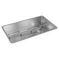 Product Image of Crosstown 18 Gauge Stainless Steel 31-1/2" x 18-1/2" x 9" Single Bowl Undermount Sink Kit
