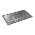 Product Image of Crosstown 16 Gauge Stainless Steel 30-1/2" x 18-1/2" x 10" Single Bowl Undermount Sink Kit