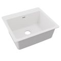 Product Image of Quartz Classic 25" x 22" x 9-1/2" Single Bowl Drop-in Sink (White)
