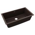 Product Image of Quartz Classic 33" x 18-7/16" x 9-7/16" Single Bowl Undermount Sink Mocha