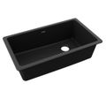 Product Image of Quartz Classic 33" x 18-3/4" x 9-1/2" Single Bowl Undermount Sink (Black)
