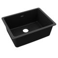 Product Image of Quartz Classic 24-5/8" x 18-1/2" x 9-1/2" Single Bowl Undermount Sink (Black)