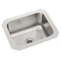 Product Image of Lustertone Classic Stainless Steel 14-1/2" x 11-3/4" x 7" Single Bowl Undermount Bar Sink Kit