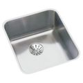 Product Image of Lustertone Classic Stainless Steel 16" x 18-1/2" x 7-7/8" Single Bowl Undermount Sink w/ Perfect Drain