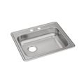 Product Image of Dayton Stainless Steel 25" x 21-1/4" x 5-3/8" 2-Hole Single Bowl Drop-in Sink w/ Left Drain