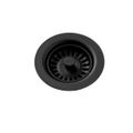 Product Image of Polymer Drain Fitting w/ Removable Basket Strainer and Rubber Stopper Caviar