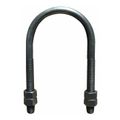 Product Image of 8" Plain Carbon Steel Standard U-Bolt w/ 4 Hex Nuts