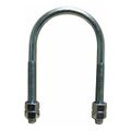 Product Image of 12" Electro-Galvanized Standard U-Bolt w/ 4 Hex Nuts