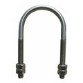 Product Image of 10" 304 Stainless Steel Standard U-Bolt w/ 4 Hex Nuts
