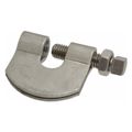 Product Image of 5/8" 304 Stainless Steel C-Clamp w/ Bottom Locking Nut, 550 lb Capacity