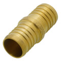 Product Image of 1-1/4" PEX x 1-1/4" PEX Brass Coupling (Lead Free)