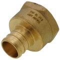 Product Image of 3/4" PEX x 3/4" NPT Brass Female Adapter (Lead Free)
