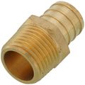 Product Image of 3/4" PEX x 1/2" NPT Brass Male Adapter (Lead Free)