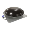 Product Image of Master Flow Roof Mount Power Attic Vent w/Combo H-Stat/T-Stat - Black (1500 CFM)
