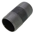 Product Image of 2" x 4" Schedule 80 Heavy Duty Seamless Black Nipple
