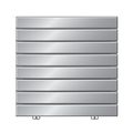 Product Image of 48" Electric Wall Panel Radiator, 240V, 5220 BTU- 8 Panel (Runtal Steel)