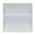 Product Image of 2' x 2' LED Volumetric Center Basket Troffer, Power & CCT Select, 20W/30W/40W, 3500K/4000K/5000K, Dimmable