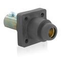 Product Image of 18 Series Cam-Type Female Panel Mount Receptacle, 90-Degree, 2/0 4/0 AWG, 400A Max (Black)