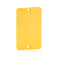Product Image of Coverplate, Standard, Single-Gang, Thermoplastics, Blank (Yellow)