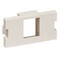 Product Image of 1-port MOS Quickport, Adapter, 1 Unit High (Light Almond)
