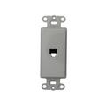 Product Image of Decora Insert, 6p4c, Screw Terminals (Gray)