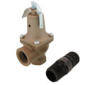 Product Image of 3/4" x 1" Boiler Pressure Relief Valve w/ Flood Sensor Connectivity (75 psi)