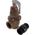 Product Image of 1-1/4" x 1-1/2" Model 740 Boiler Pressure Relief Valve w/ Flood Sensor Connectivity (30 psi)