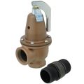Product Image of 1-1/4" x 1-1/2" Model 740 Boiler Pressure Relief Valve w/ Flood Sensor Connectivity (40 psi)