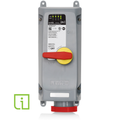 Product Image of 60A 480V 3PH, 3P 4W IEC 60309-1 & 60309-2 Pin & Sleeve Interlock w/ Local Monitoring (Red)