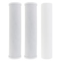 Product Image of 3 Stage Whole House Water Filter Replacement Pack Set" w/  20 x .5" Sediment and Carbon Block Cartridges