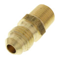 Product Image of (48-42) 1/4" Flare x 1/8" MIP Brass Half Union
