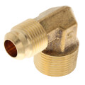 Product Image of (49-812) 1/2" Flare x 3/4" MIP Brass Elbow