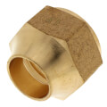 (41S-12) 7/8" OD Brass Short Flare Nut