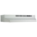 24" F40000 Series 2 Speed White Range Hood, Four-Way Convertible