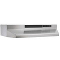 24" F40000 Series 2 Speed Stainless Steel Range Hood, Four-Way Convertible