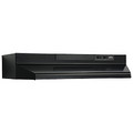 24" F40000 Series 2 Speed Black Range Hood, Four-Way Convertible