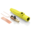 Product Image of 15 Series Cam-Type Male Plug, Contact & Insulator, Detachable, Single Set Screw Termination, #8, #2 AWG, 150A Max, Type 3R When Mated (Yellow)