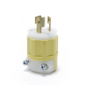 Product Image of Locking Plug, 15A, 277V Industrial Grade (Yellow & White)