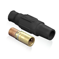 Product Image of Taper Nose In-line Latching Female Connector, 23 Series Single Pole Cam-type Contact & Insulator, Crimped, 350-500MCM, 690A Max (Black)