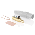 Product Image of 16 Series Taper Nose Cam-Type Male Plug, Contact & Insulator, Detachable, 2/0, 4/0 AWG, 400A Max, Type 3R When Mated (White)