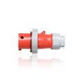 Product Image of 20A, 480V 2P, 3W, LEV Series IEC 60309-1 & 60309-2 Pin & Sleeve Plug, IP66/67/68/IP69K, Watertight, RED