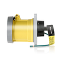 Product Image of 60A, 125V 2P, 3W, LEV Series IEC 60309-1 & 60309-2 Pin & Sleeve Receptacle, IP66/IP67/IP68/IP69K, Watertight (Yellow)