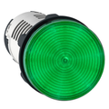 Product Image of Harmony XB7 Monolithic Pilot Light w/ Integral LED & Faston Connectors - Green (230-240 VAC)