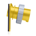 Product Image of 30A, 125V 2P, 3W, Inlet North American Pin & Sleeve Inlet, IP67, Watertight (Yellow)