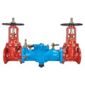 Product Image of 2-1/2" LF009-DOSY-FS Lead Free Bronze RPZ, Domestic OSY Shutoff, w/ Flood Sensor Connectivity
