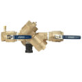 Product Image of 1-1/2" 825Y-QT Y Pattern Bronze Quarter Turn Reduced Pressure Zone Backflow Preventer Assembly w/ Backflow Flood Sensor