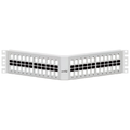Product Image of Angled Quickport, Patch Panel, 48-port, 2RU (White)