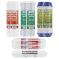 Product Image of 1 Year Replacement Filters for 6 Stage Alkaline Mineral Reverse Osmosis Water Filter Systems 10"x2.5" (9 Pieces)