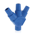 Product Image of 16 Series Taper Nose Multi-Way Connector, Cam-Type, Male-Female-Female-Female, 400A Max (Blue)